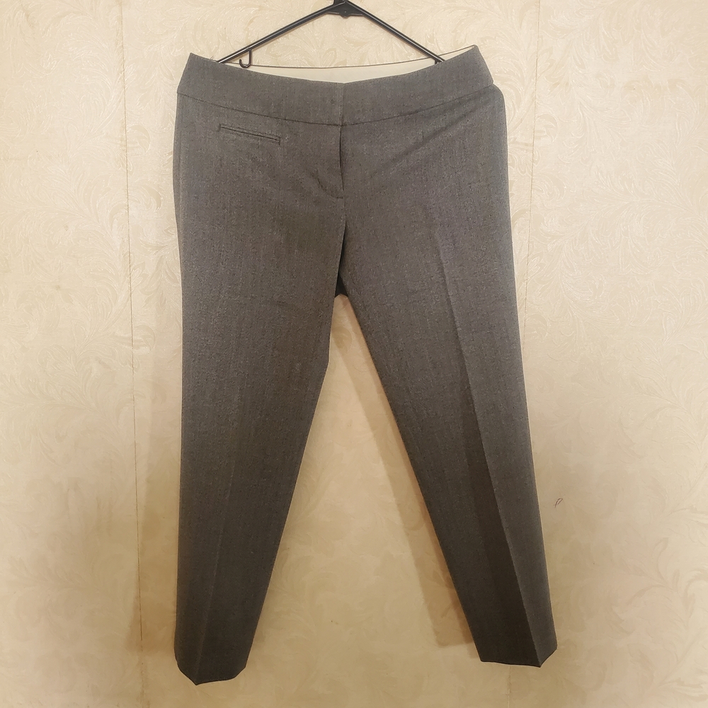 LOFT Gray Straight Leg Pants
